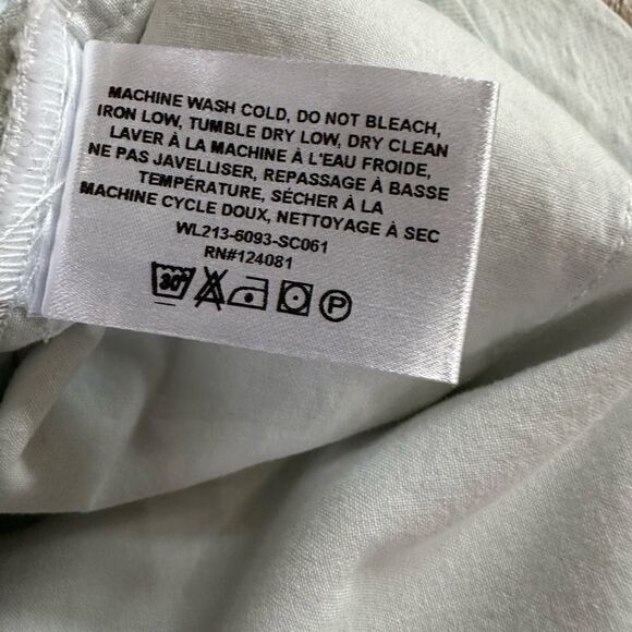 Proenza‎ Schouler Chambray High Waist Shorts size 8 Elastic Waistband - Picture 14 of 15